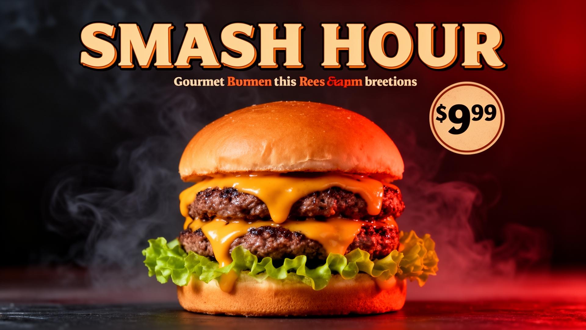 Smash Hour — Burger Promo